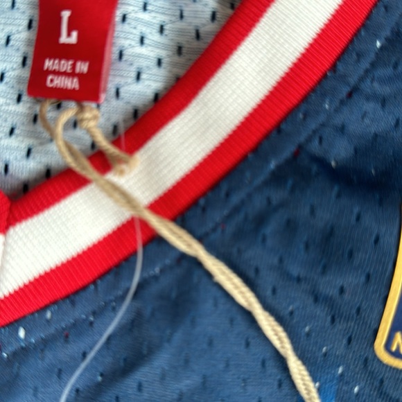 Houston Rockets 1996-97 Hakeem Olajuwon Mitchell & Ness Navy Swingman Jersey - Picture 7 of 9